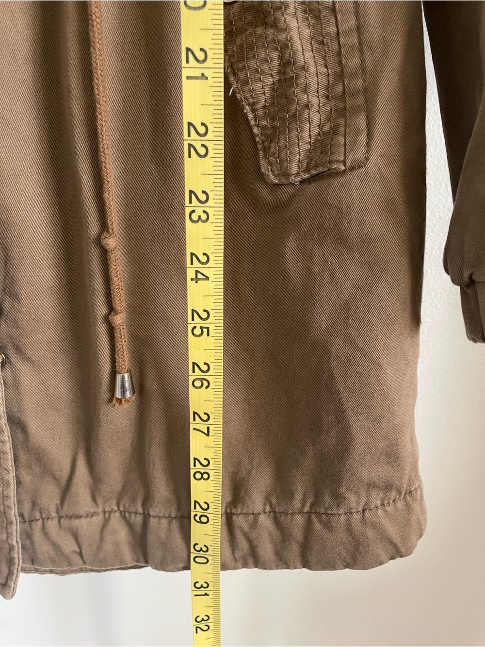 H&M Women's Hooded Utility Jacket in Brown - Picture 7 of 8